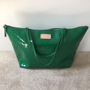 Emerald green Kate Spade purse - Kate Spade tote